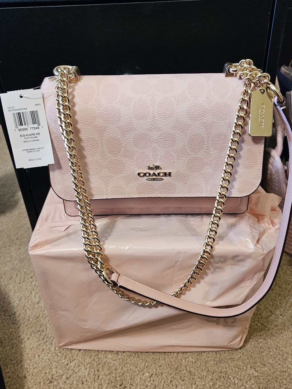 Klare Crossbody Bag In Signature Canvas